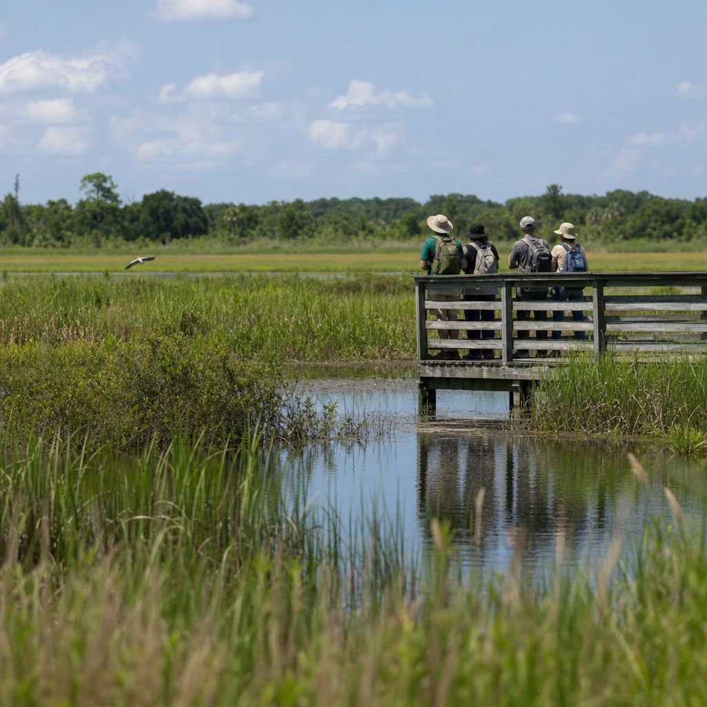 Wetland Image demonstrating Wetland in the Travel,Tourism context